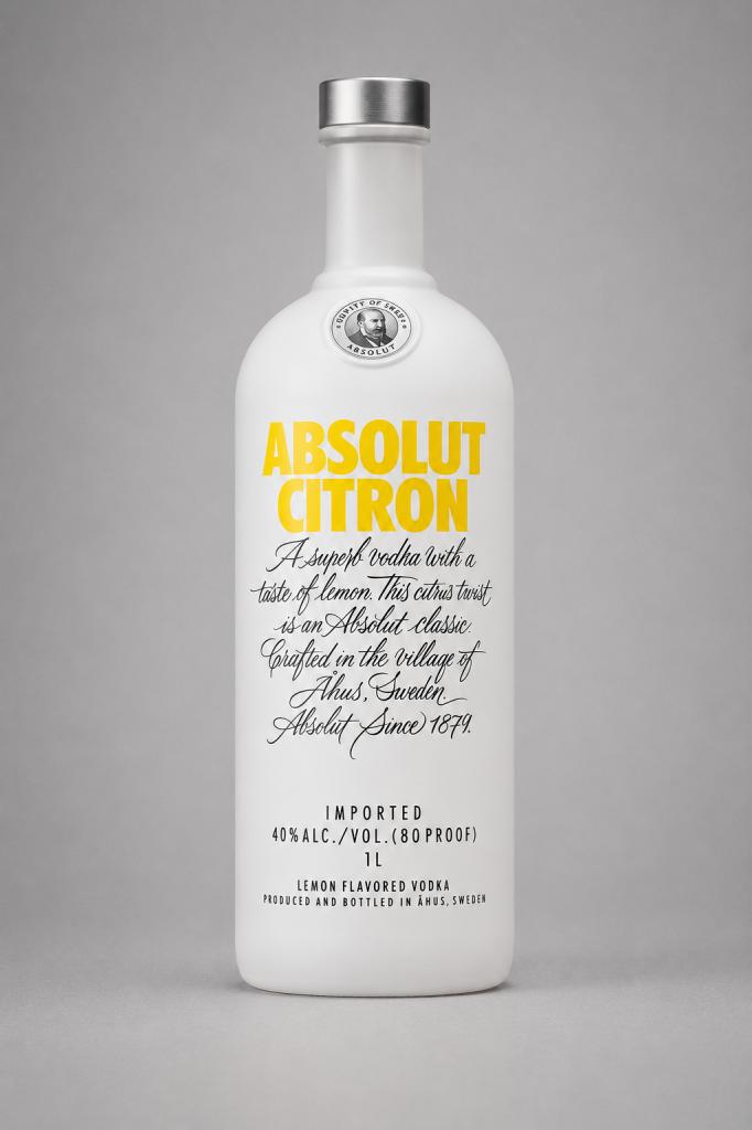 Absolut Citron Imported Spirits