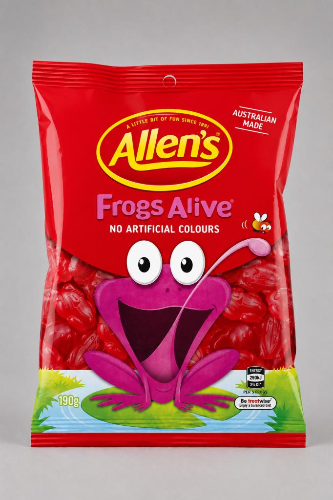 Allen`s Frog Alive Snacks & Sweets