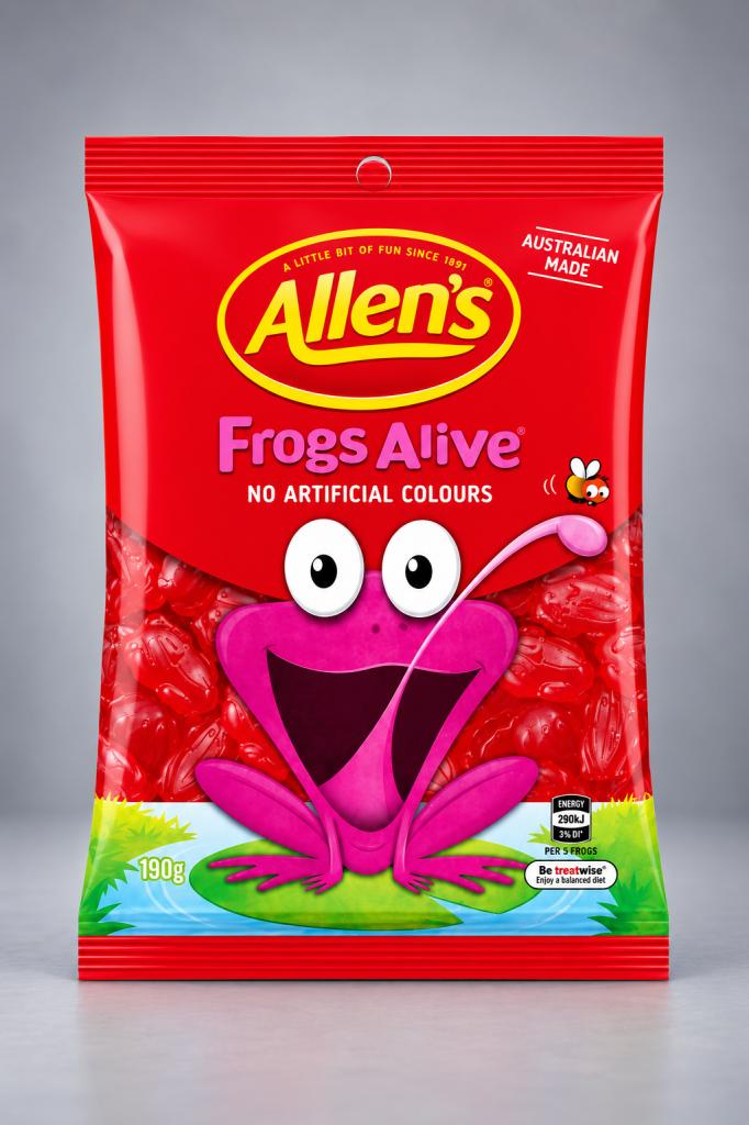 Allen`s Frog Alive Snacks & Sweets