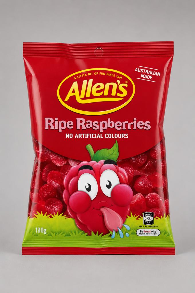 Allen`s Ripe Raspberries Snacks & Sweets