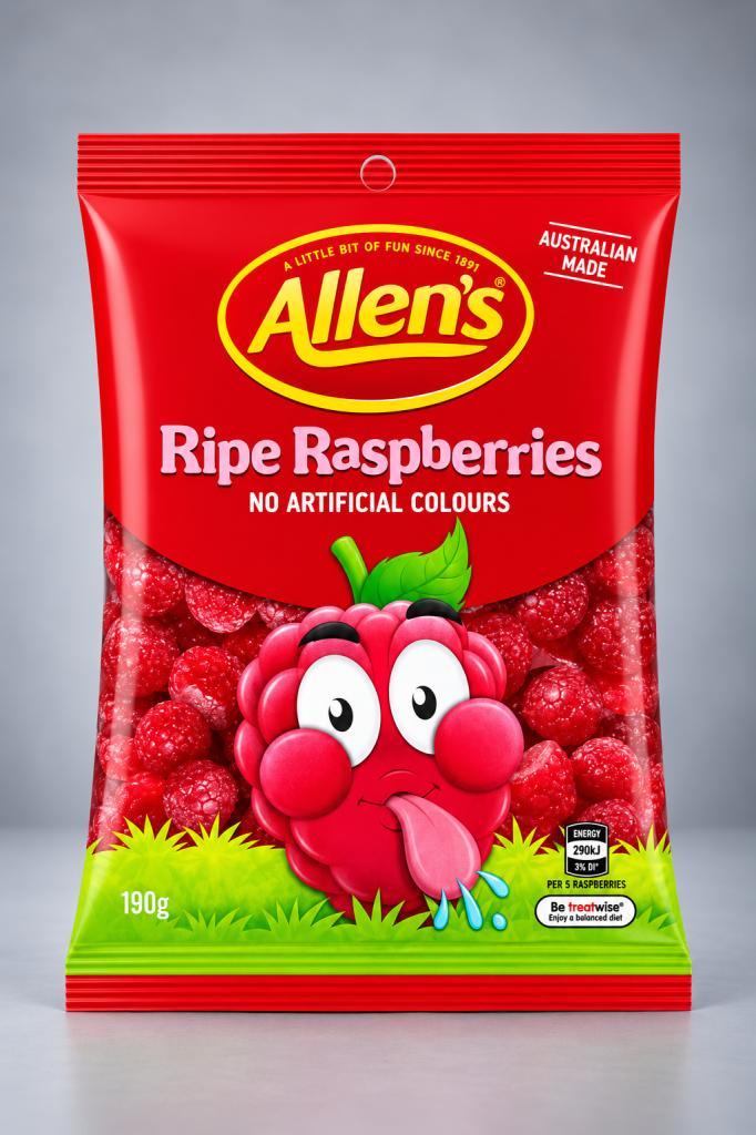 Allen`s Ripe Raspberries Snacks & Sweets