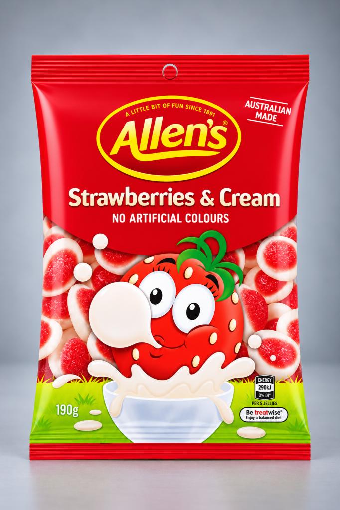 Allen`s Strawberries & Cream Snacks & Sweets