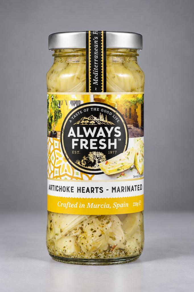 Always Fresh Artichokes Hearts Marinated  Olives & Antipasti