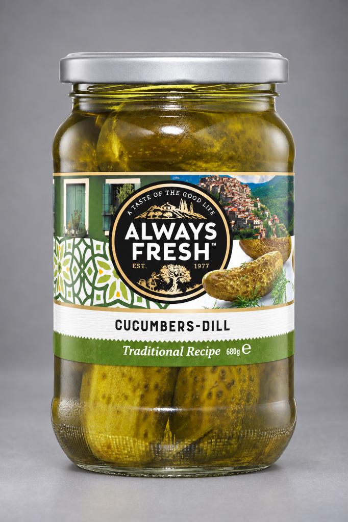 Always Fresh Cucumbers Dill  Olives & Antipasti