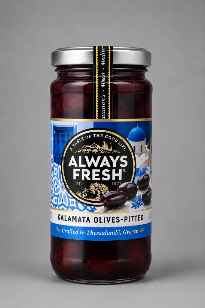 Always Fresh Olives Kalamata Pitted Oil, Condiments & Dressing