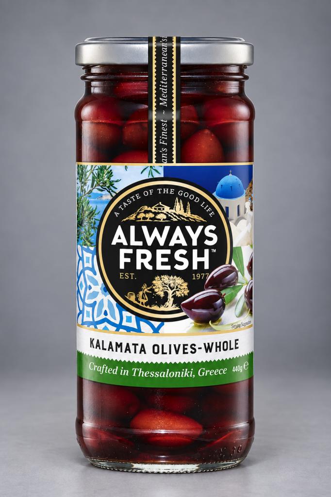 Always Fresh Olives Kalamata Whole  Olives & Antipasti