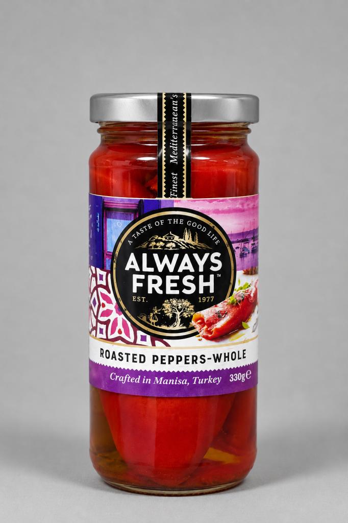 Always Fresh Roasted Peppers Whole Oil, Condiments & Dressing