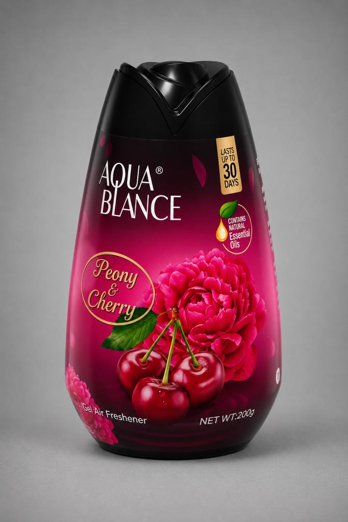 Aqua Blance Peony & Cherry Gel Air Freshener Household & Pets