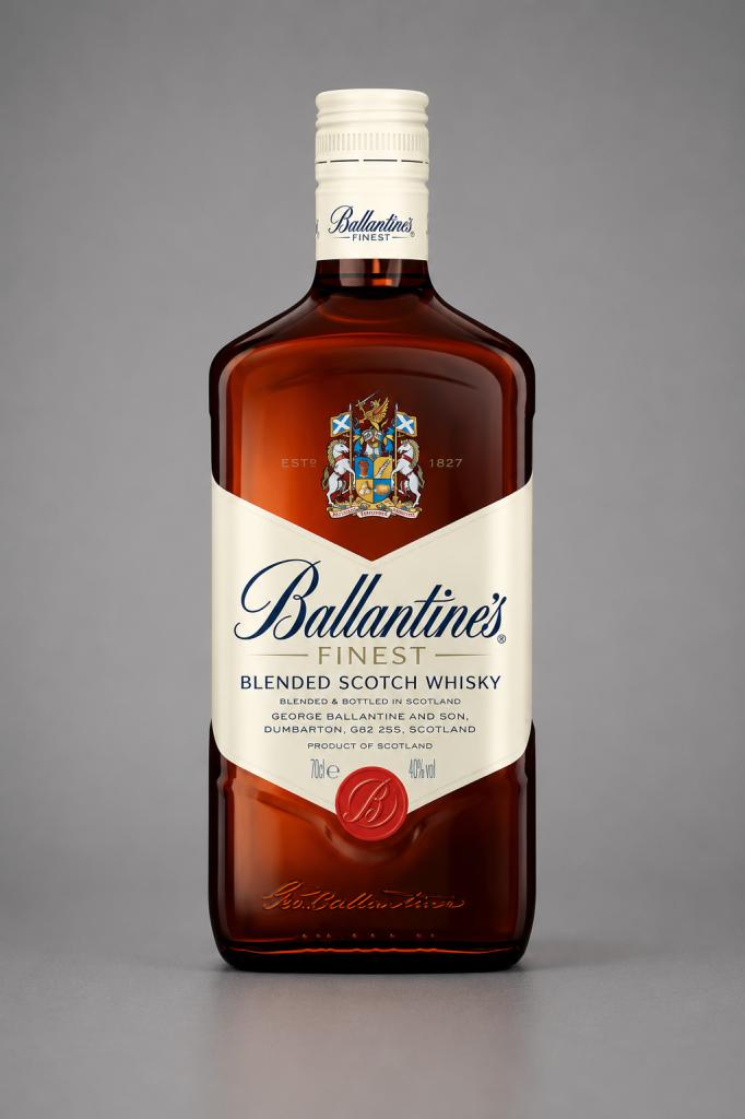 Ballantines Finest Scotch Whiskey Imported Spirits