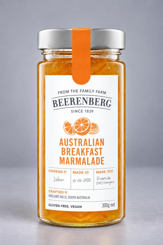 Beerenberg Marmalade Breakfast Jam Jams, Honey & Spreads