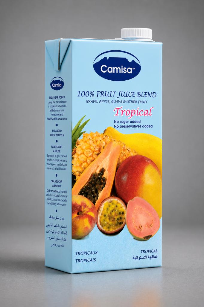 Camisa Tropical Juice Juice & Cordial
