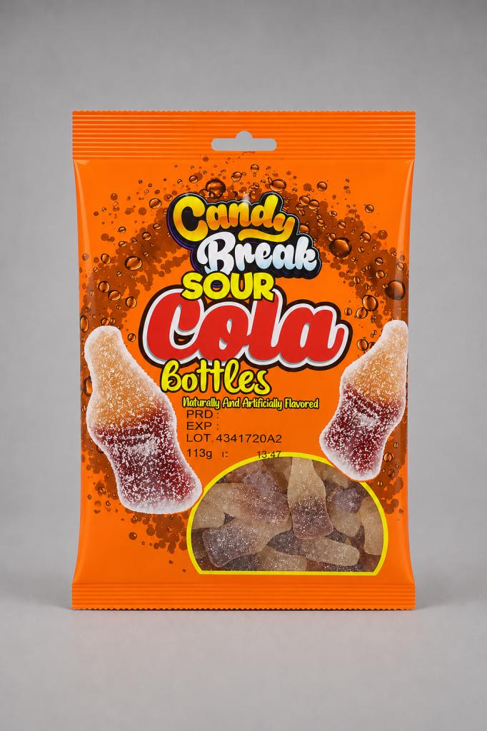 Candy Break Sour Cola Bottles Snacks & Sweets