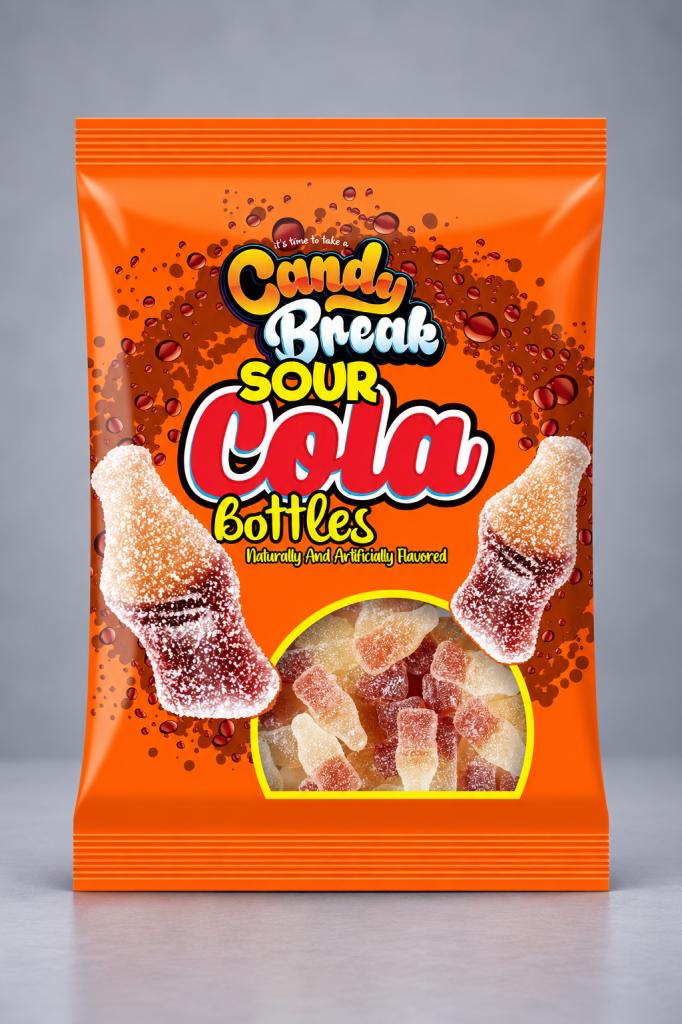 Candy Break Sour Cola Bottles Snacks & Sweets