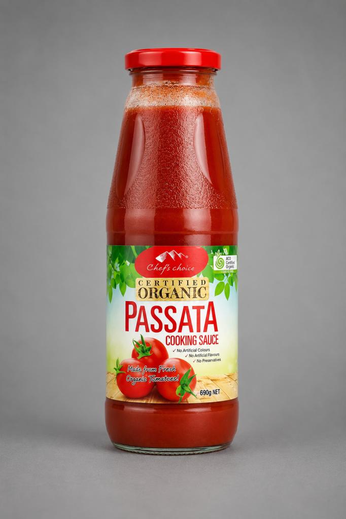 Chef`s Choice Organic Passata Cooking Sauce Sauces, Stock & Marinades