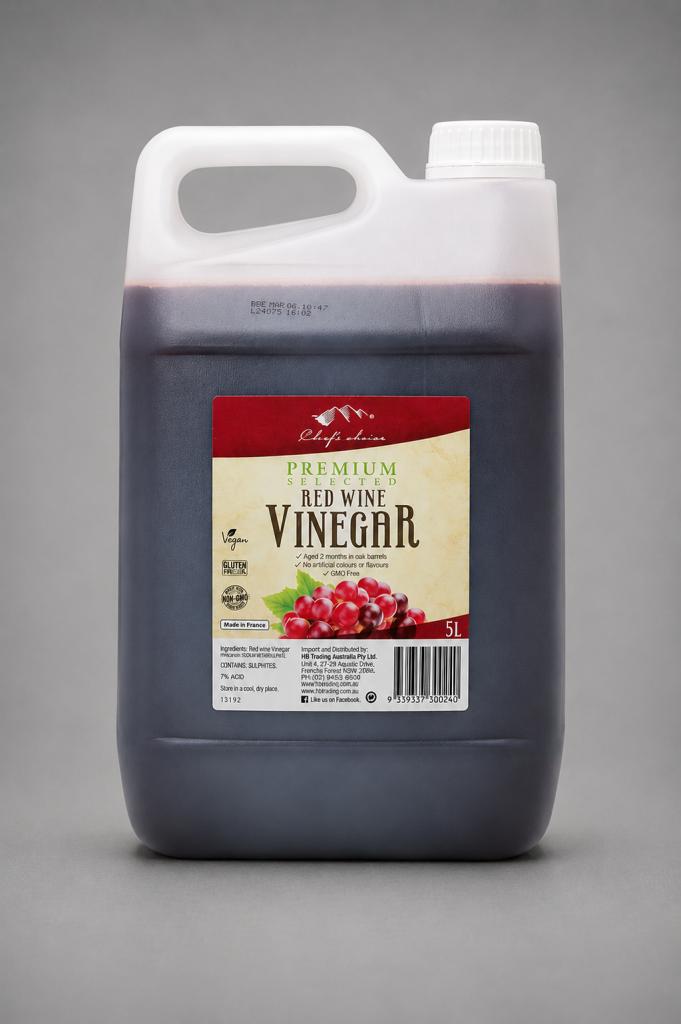 Chef`s Choice Red Wine Vinegar Oil, Condiments & Dressing