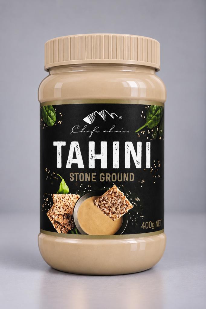Chef`s Choice Stone Ground Tahini Jams, Honey & Spreads