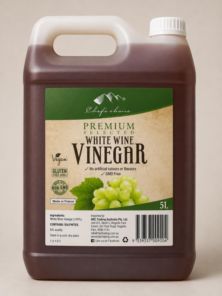 Chef`s Choice White Wine Vinegar Oil, Condiments & Dressing