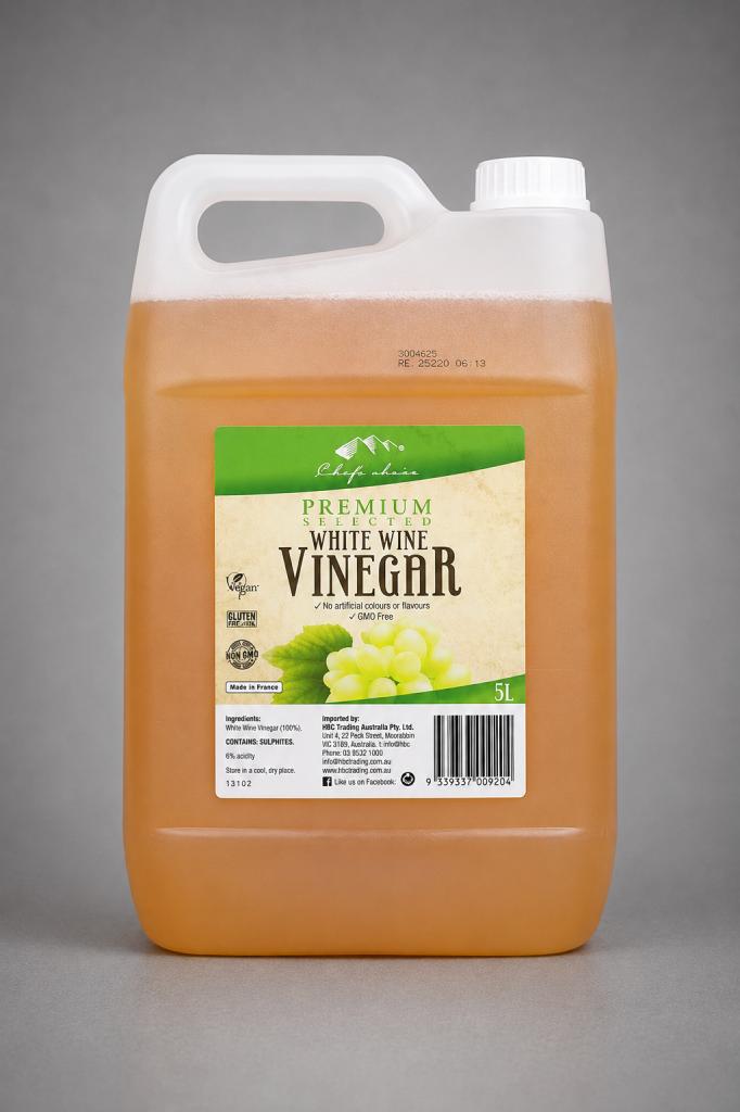 Chef`s Choice White Wine Vinegar Oil, Condiments & Dressing