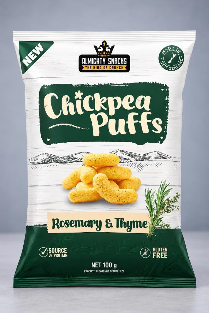 Chickpea Puffs Rosemary & Thyme Gluten Free Snacks & Sweets