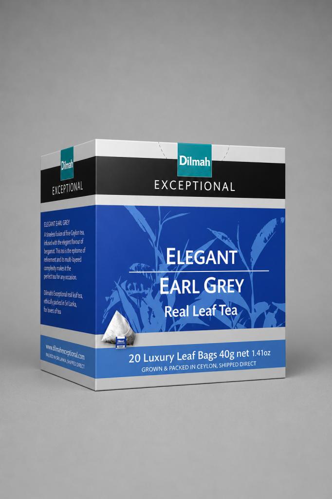 Dilmah Exceptional Elegant Earl Grey Beverages