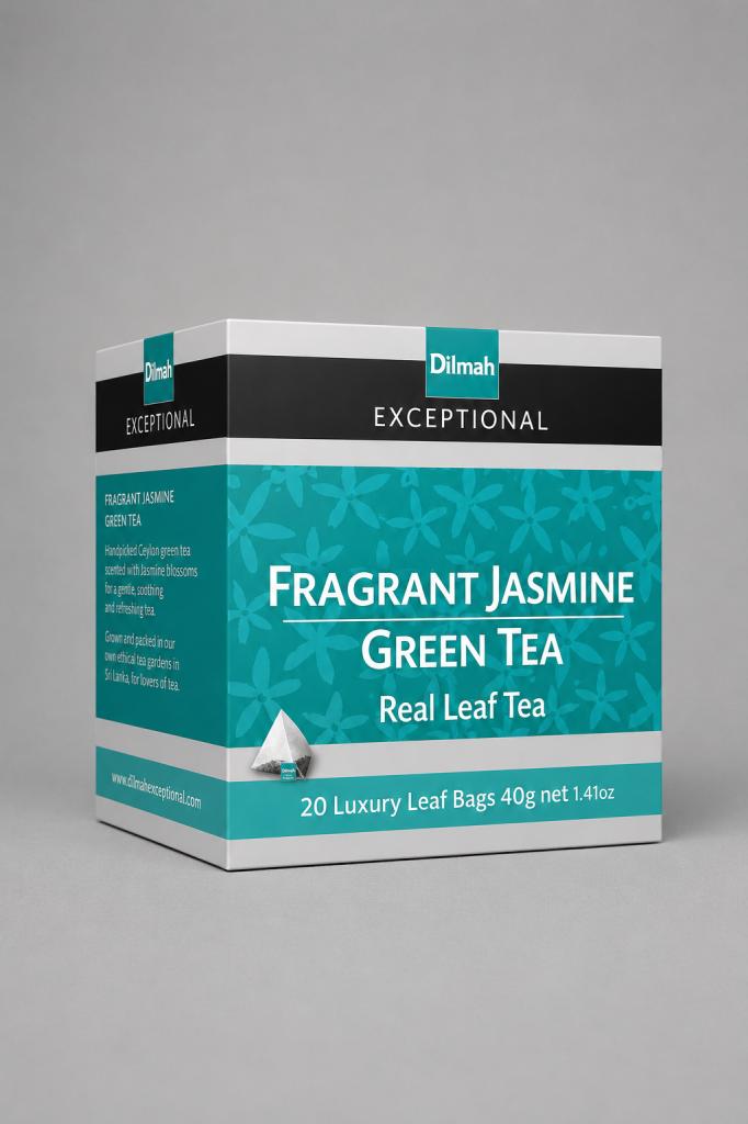 Dilmah Exceptional Fragrant Jasmine Green Beverages