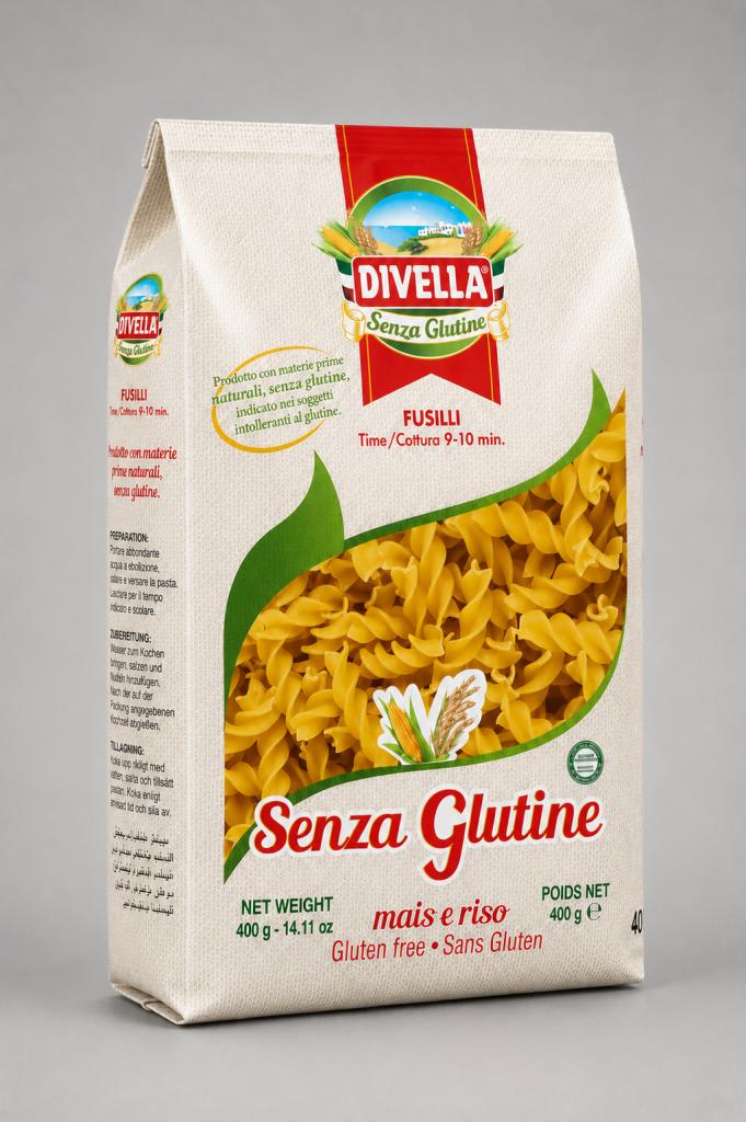 Divella Gluten Free Fusilli Pasta No.40 Pasta, Noodles & Grains