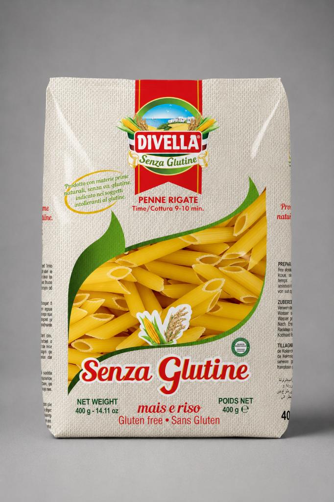 Divella Gluten Free Penne Rigate Pasta No.27 Pasta