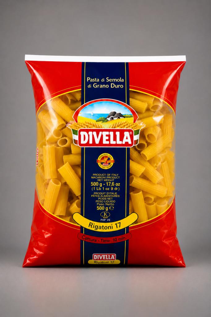 Divella Rigatoni Pasta No.17 Pasta