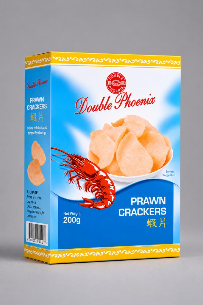 Double Phoenix Prawn Crackers Red Snacks & Sweets