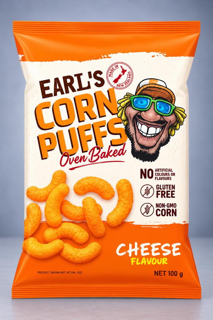 Earl's Corn Puffs Cheese Snacks & Sweets