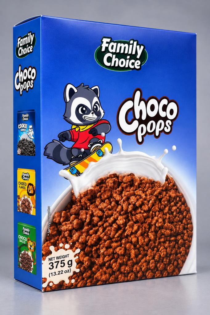 Family Choice Choco Pops Breakfast Cereals