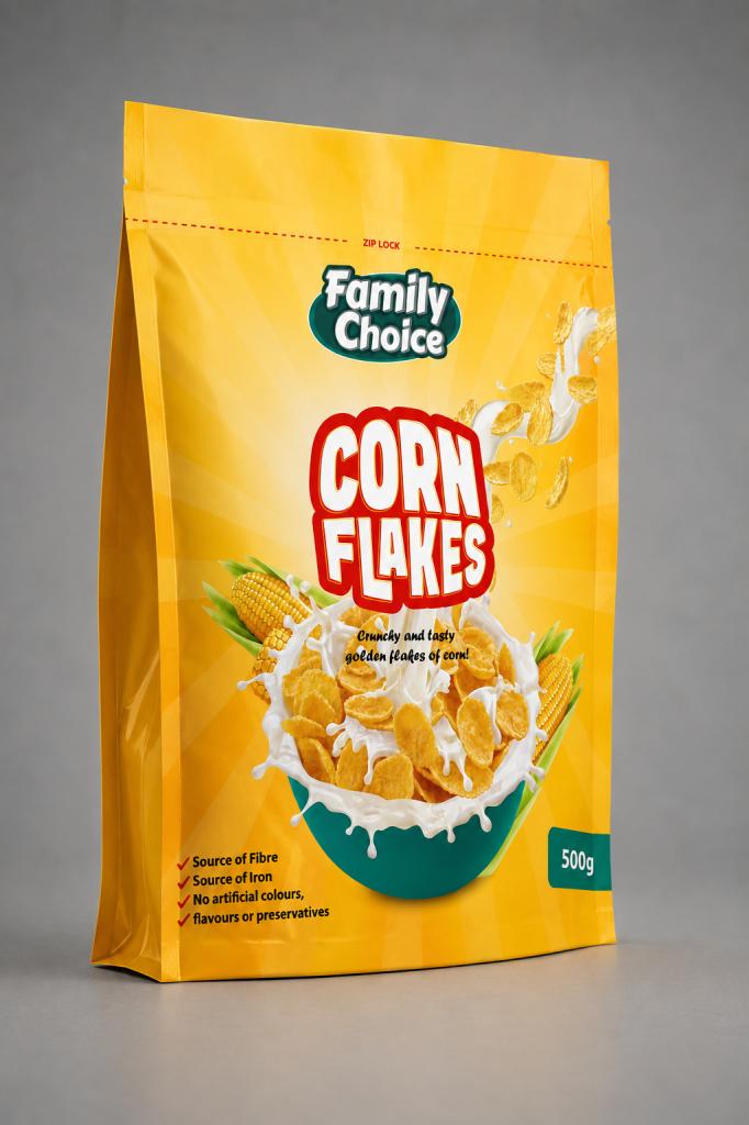 Family Choice Corn Flakes Breakfast Cereals