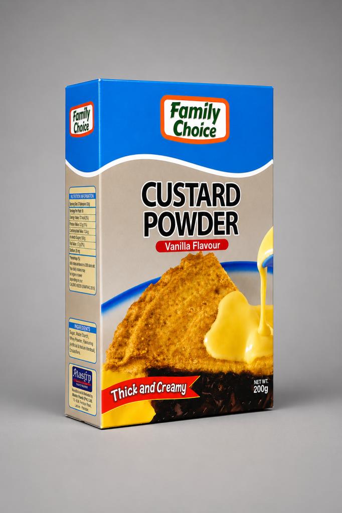 Family Choice Custard Powder Vanilla Flavour Baking Additives