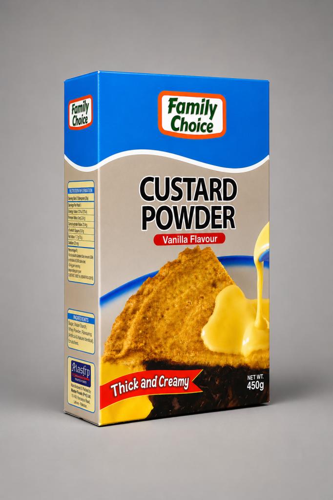 Family Choice Custard Powder Vanilla Flavour Baking Additives
