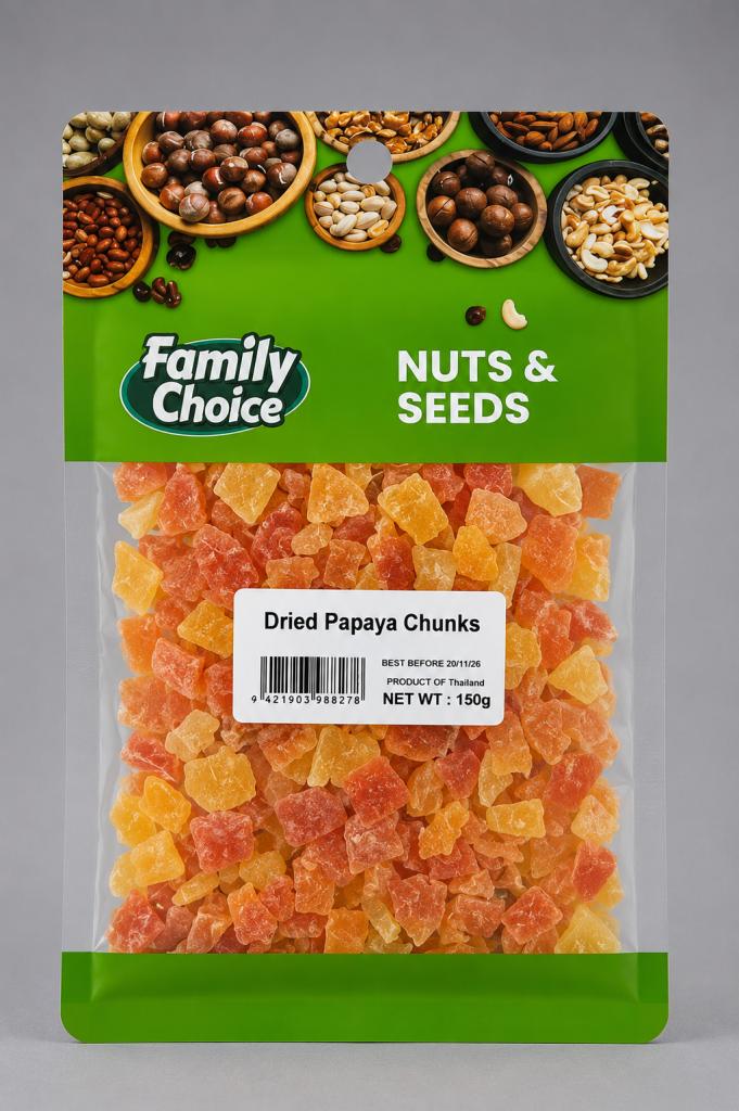 Family Choice F&D Papaya Dried Chunks Brands