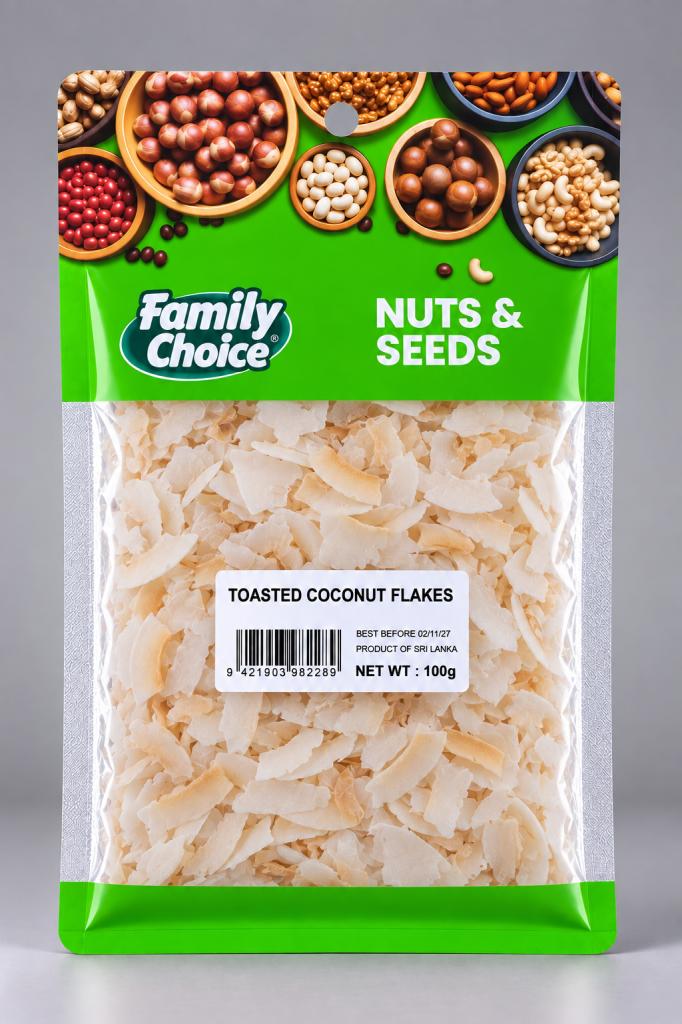 Family Choice F&D Toasted Coconut Flakes Baking & Desserts