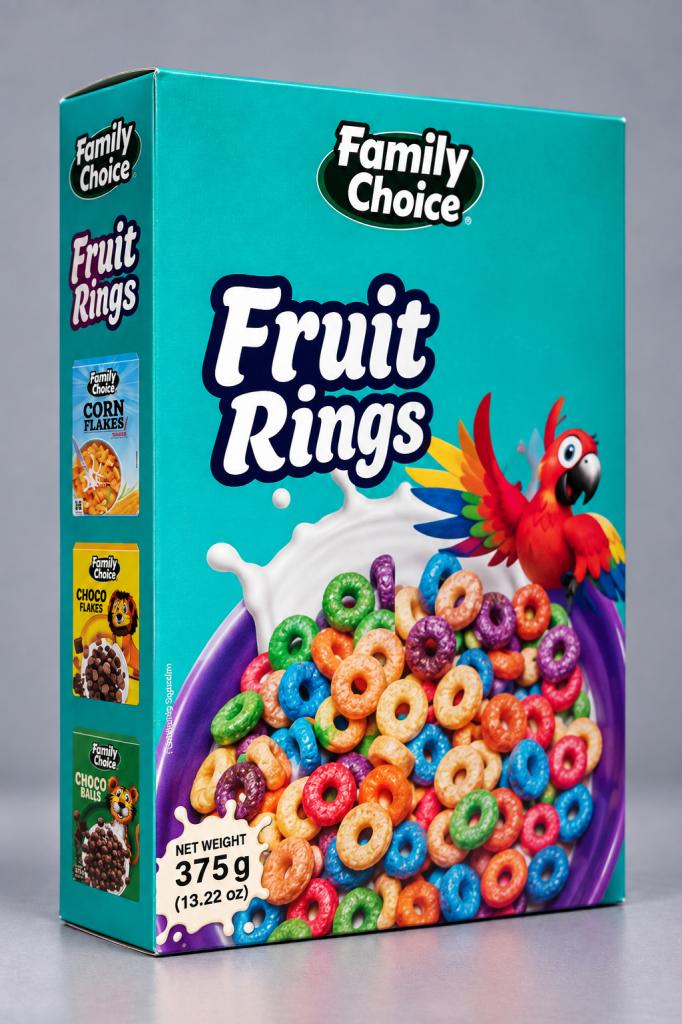 Family Choice Fruit Ring Breakfast Cereals
