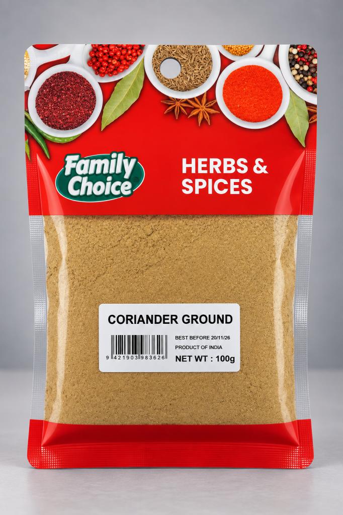 Family Choice H&S Coriander Seeds Ground Herbs & Spices