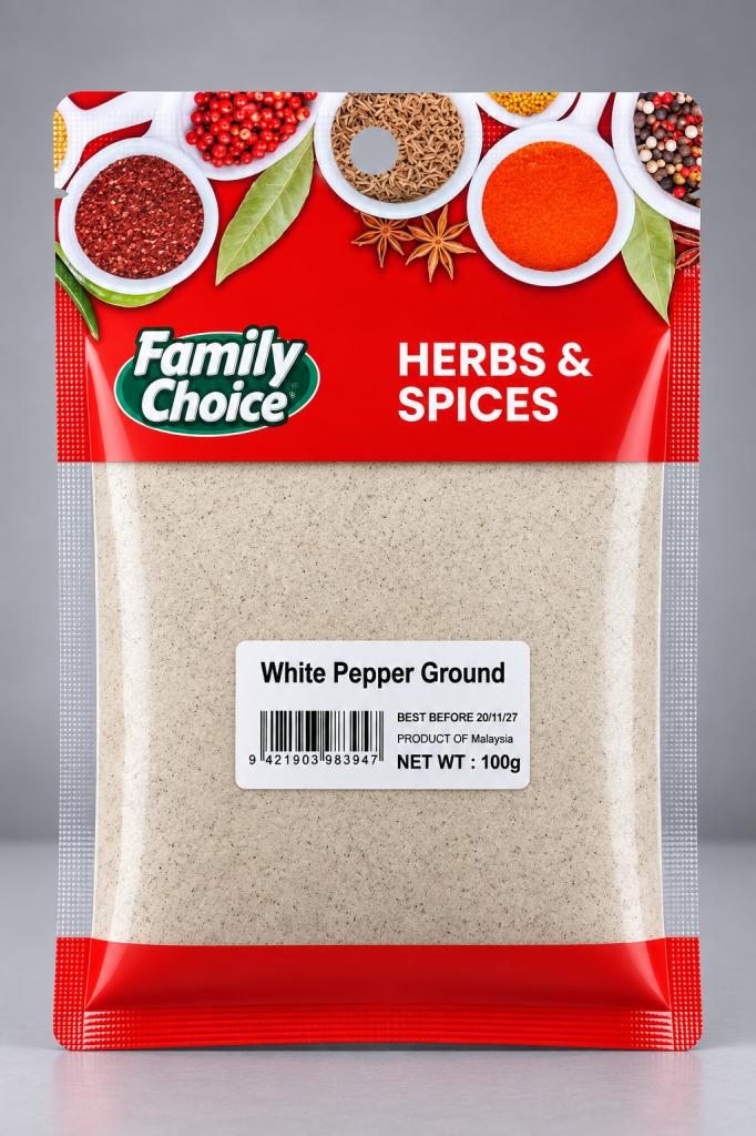 Family Choice H&S White Pepper Ground Herbs & Spices