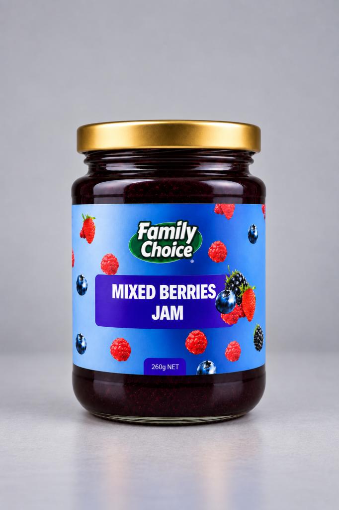 Family Choice Jam - Mixed Berries Jams, Honey & Spreads