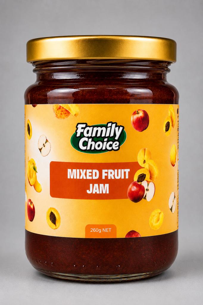 Family Choice Mixed Fruit Jam Cereals & Spreads