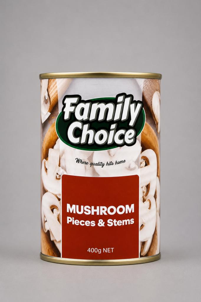 Family Choice Mushroom Pieces & Stems Canned Foods - Retail