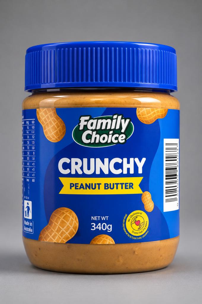 Family Choice Peanut Butter Crunchy Nut Spreads