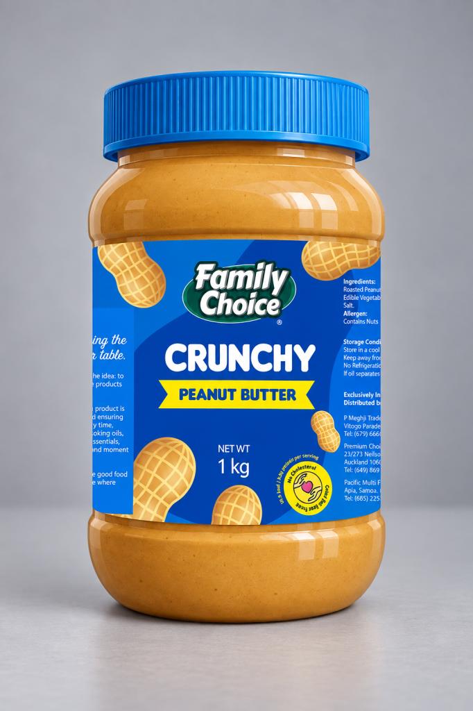 Family Choice Peanut Butter Crunchy Jams, Honey & Spreads