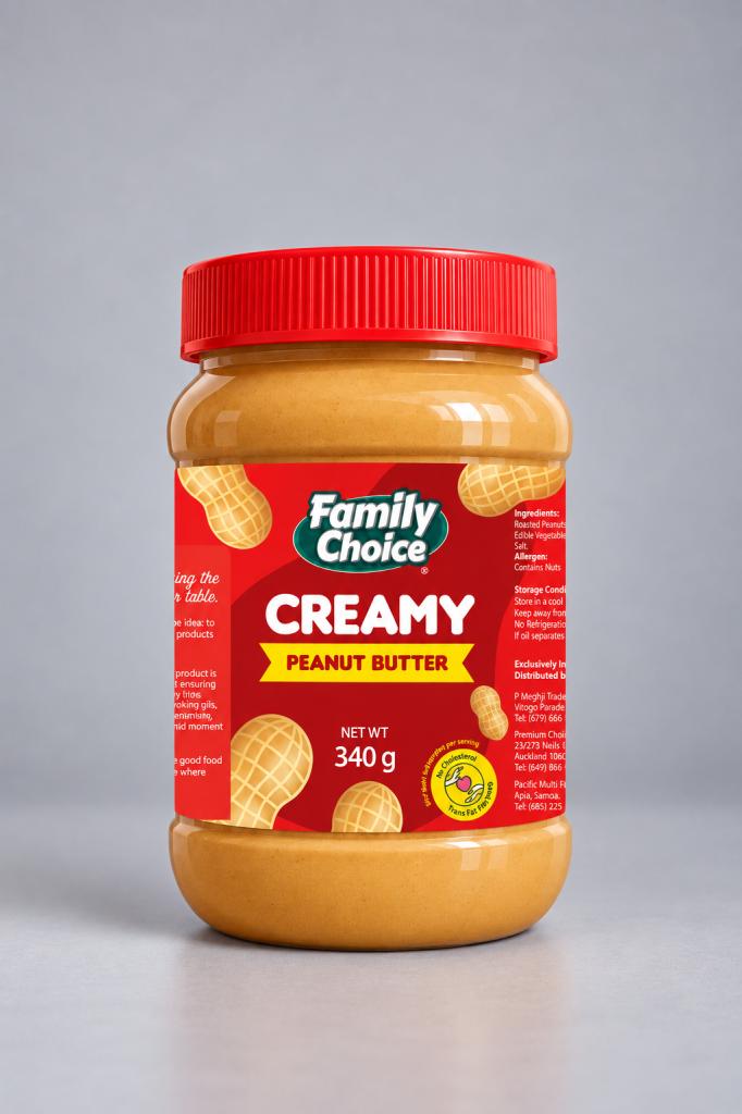 Family Choice Peanut Butter Creamy Jams, Honey & Spreads
