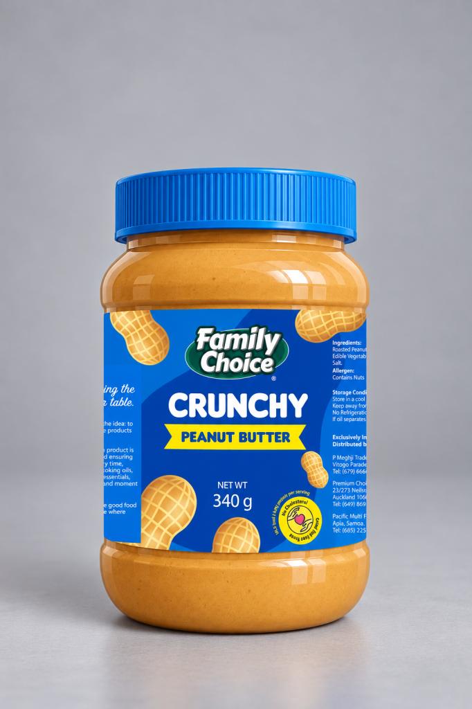 Family Choice Peanut Butter Crunchy Jams, Honey & Spreads