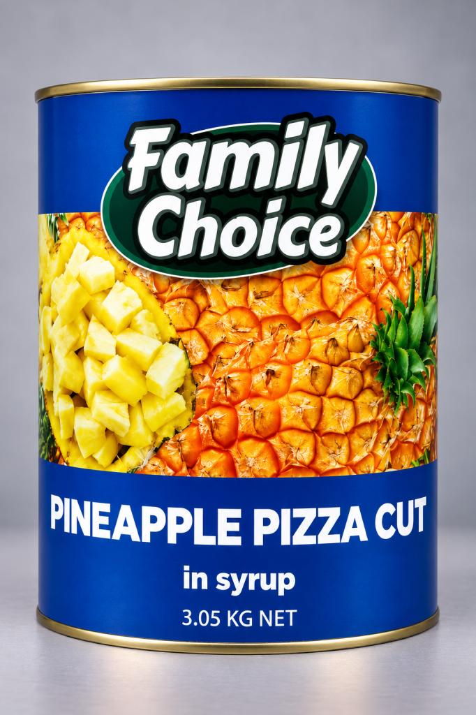 Family Choice Pizza Cut Pineapple in Syrup Canned Fruits