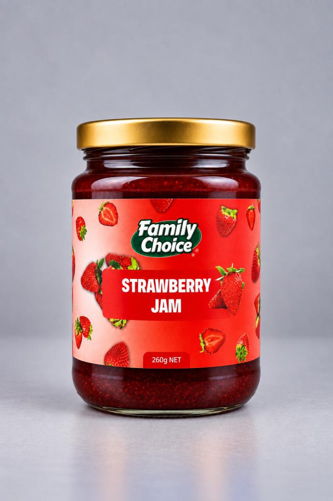 Family Choice Jam - Strawberry  Jams, Honey & Spreads