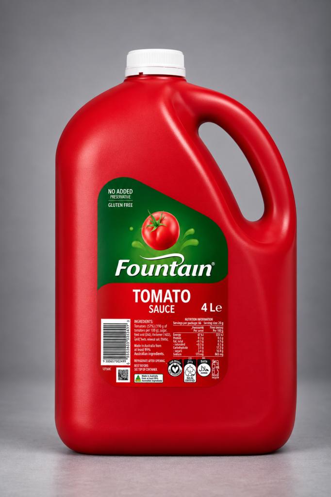 Fountain Caterer`s Tomato Sauce Sauces, Stock & Marinades