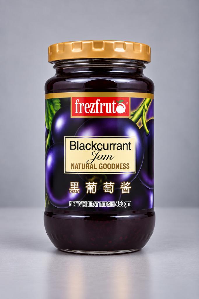 Frezfruta Blackcurrant Jam Jams, Honey & Spreads